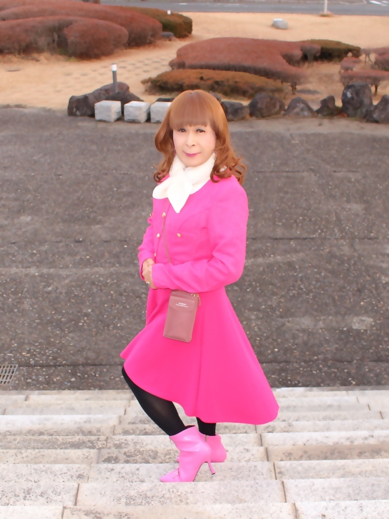 ピンクジャケットピンクスカートA(3)