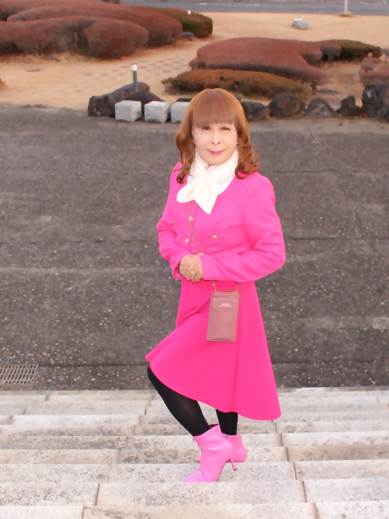 ピンクジャケットピンクスカートA(4)