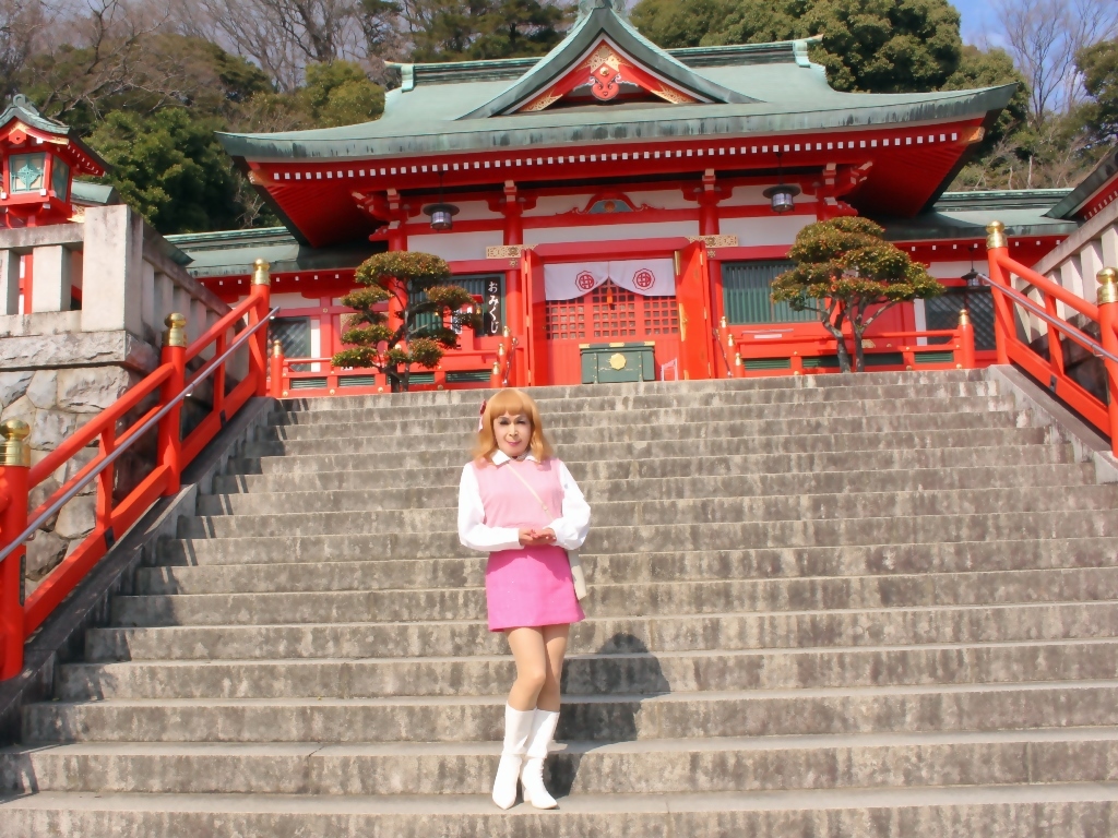 ピンクコーデ織姫神社A(1)