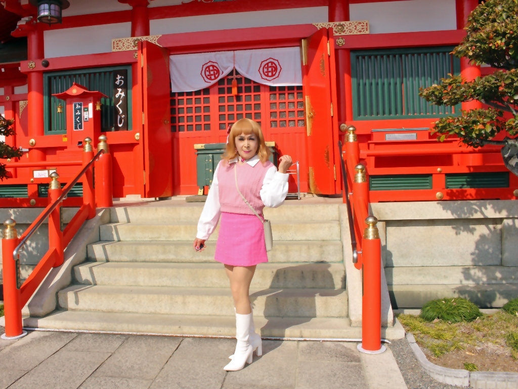 ピンクコーデ織姫神社A(2)