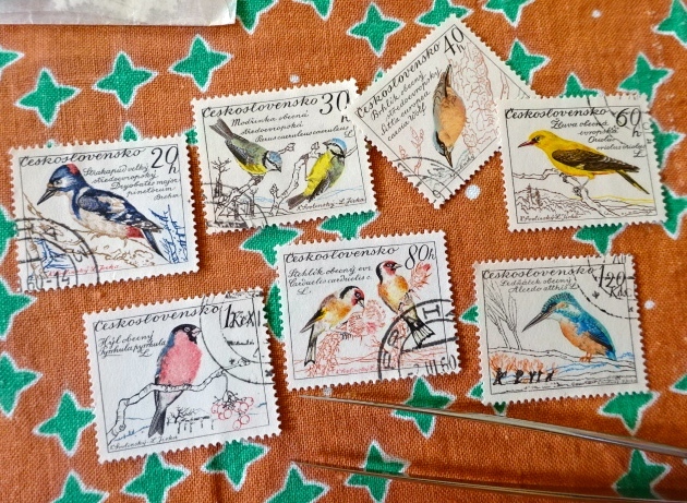 チェコ59鳥切手
