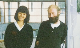 晩年のスコット･ロス(右）と曽根麻矢子