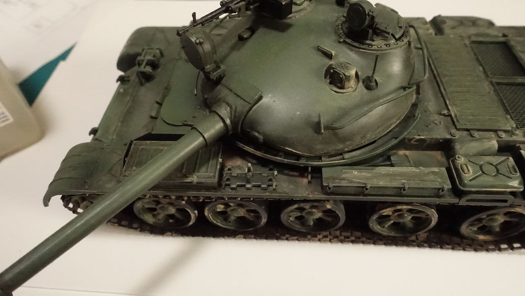 タミヤのミリタリーミニチュアシリーズ No.108 ソビエト T-62A戦車 その１