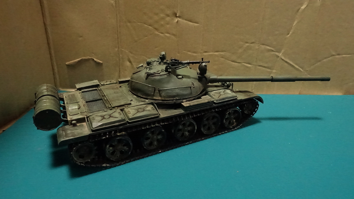 タミヤのミリタリーミニチュアシリーズ No.108 ソビエト T-62A戦車 その５