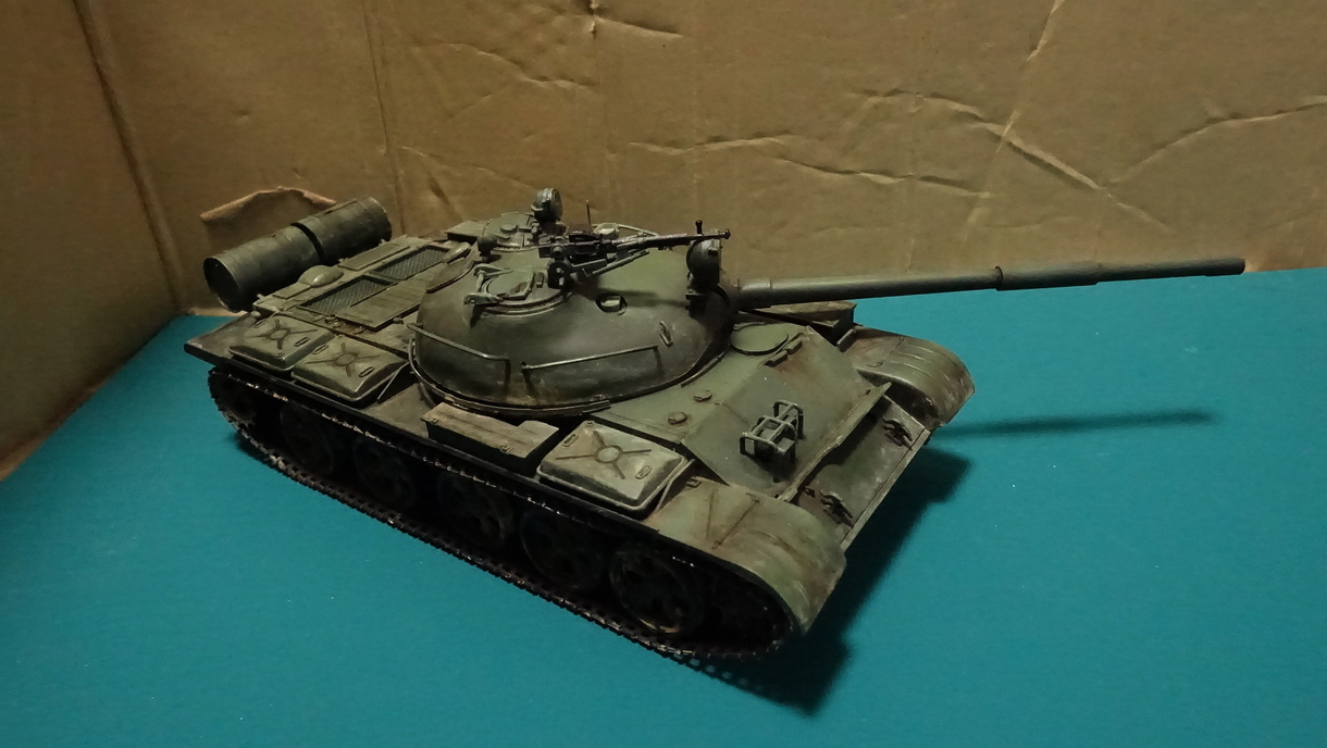 タミヤのミリタリーミニチュアシリーズ No.108 ソビエト T-62A戦車 その６