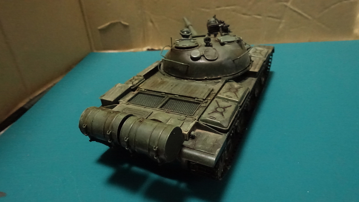 タミヤのミリタリーミニチュアシリーズ No.108 ソビエト T-62A戦車 その８
